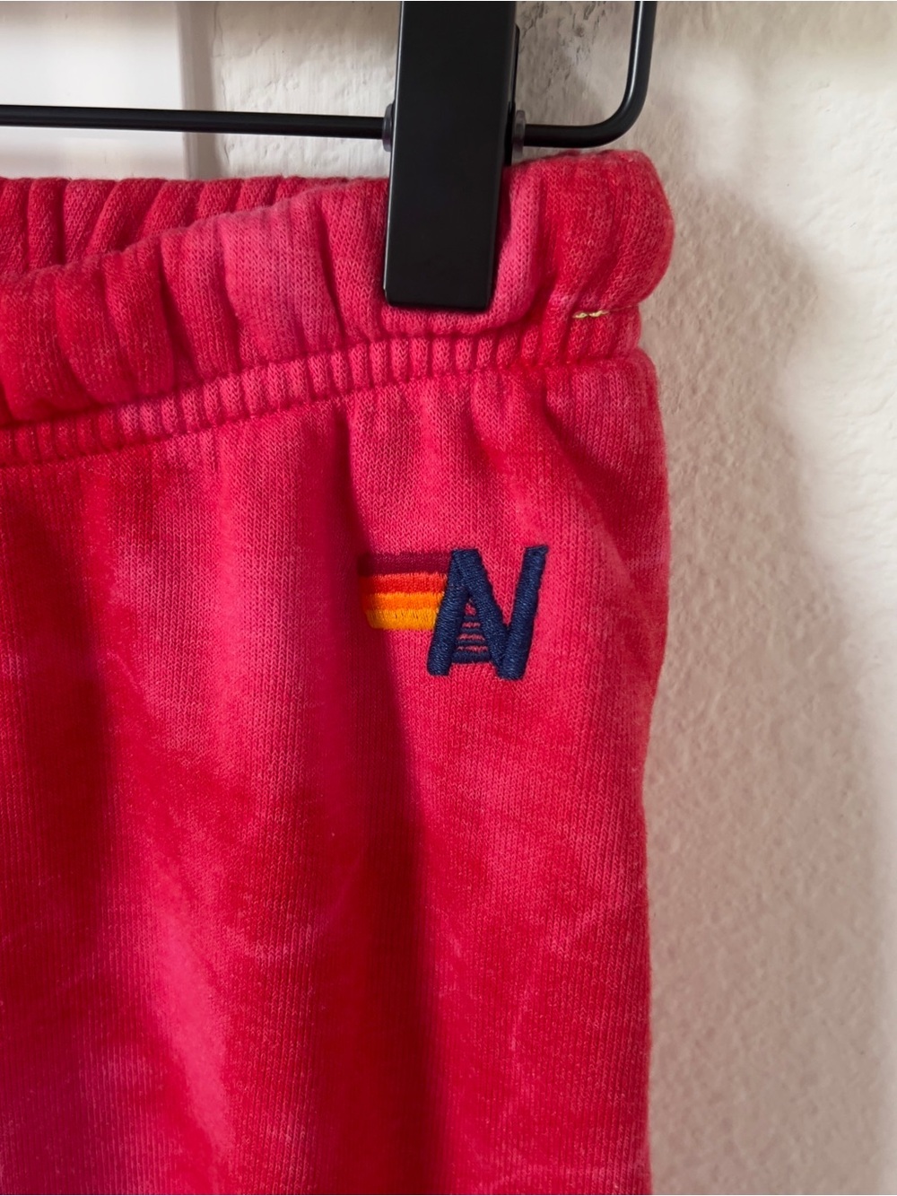 Aviator Nation Hand Dyed Tie Dye Sweatpants - Crystal Red - NWOT - Picture 6 of 8